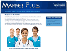 Tablet Screenshot of marketplusllc.com